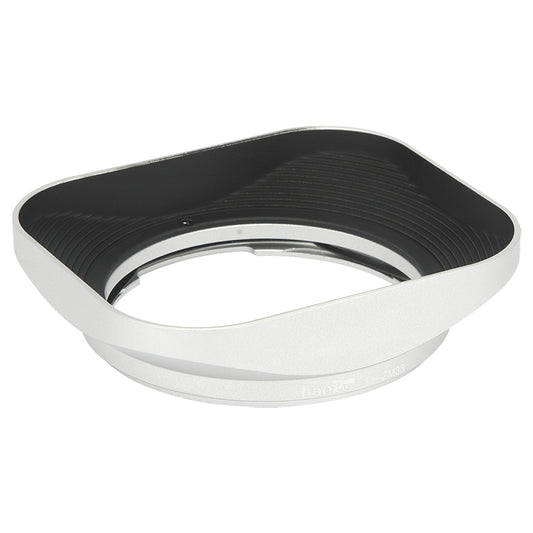 Haoge LH-ZM33 Bayonet Metal Square Lens Hood Shade Compatible with Carl Zeiss Distagon T 1.4/35 35mm f1.4 ZM Lens silver