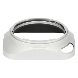 Haoge LH-ZM33P Bayonet Metal Square Lens Hood Shade Compatible with Carl Zeiss Distagon T 1.4/35 35mm f1.4 ZM Lens Hollow Out Designed Silver