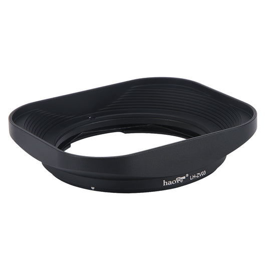 Haoge LH-ZV03 Square Metal Lens Hood for Carl Zeiss Distagon T* 2.8/21 21mm f2.8 ZM, C Biogon T* 4.5/21 21mm f4.5 ZM, 2.8/25 25mm f2.8 ZM, 2.8/28 28mm f2.8 ZM, C Sonnar T* 1.5/50 50mm f1.5 ZM Lens