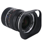Load image into Gallery viewer, Haoge LH-ZV03P Lens Hood for Carl Zeiss Distagon T 2.8/21 21mm f2.8 ZM, C Biogon T 4.5/21 21mm f4.5 ZM, 2.8/25 25mm f2.8 ZM, 2.8/28 28mm f2.8 ZM, C Sonnar T 1.5/50 50mm f1.5 ZM Hollow Out Designed
