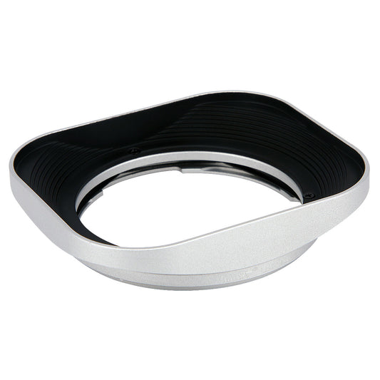 Haoge LH-ZV06 Square Metal Lens Hood for Carl Zeiss Distagon T* 2.8/21 21mm f2.8 ZM, C Biogon T* 4.5/21 21mm f4.5 ZM, 2.8/25 25mm f2.8 ZM, 2.8/28 28mm f2.8 ZM, C Sonnar 1.5/50 50mm f1.5 ZM Lens silver