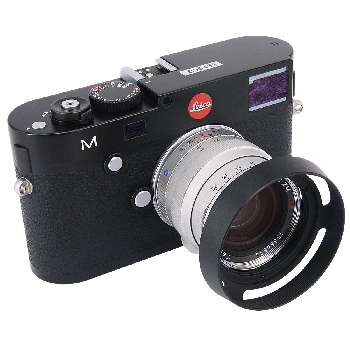 Haoge LH-ZV09 Round Metal Lens Hood for Carl Zeiss C Biogon T* 4.5/21 21mm f4.5 ZM, 2.8/25 25mm f2.8 ZM, 2.8/28 28mm f2.8 ZM, C Sonnar T* 1.5/50 50mm f1.5 ZM Lens