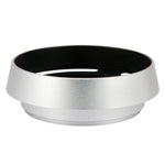Load image into Gallery viewer, Haoge LH-ZV12 Round Metal Lens Hood for Carl Zeiss C Biogon T* 4.5/21 21mm f4.5 ZM, 2.8/25 25mm f2.8 ZM, 2.8/28 28mm f2.8 ZM, C Sonnar 1.5/50 50mm f1.5 ZM Lens silver
