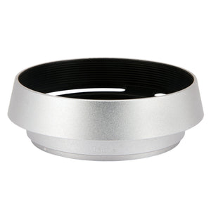 Haoge LH-ZV12 Round Metal Lens Hood for Carl Zeiss C Biogon T* 4.5/21 21mm f4.5 ZM, 2.8/25 25mm f2.8 ZM, 2.8/28 28mm f2.8 ZM, C Sonnar 1.5/50 50mm f1.5 ZM Lens silver