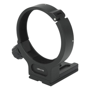 Haoge LMR-C100 Lens Collar Replacement Foot Tripod Mount Ring D for Canon EF 100mm f/2.8L Macro IS USM Lens Built-in Arca Type Quick Release Plate