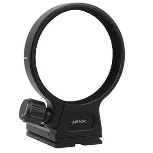 Haoge LMR-N240 Tripod Mount Ring Lens Collar Replacement Foot Stand Base for Nikon Z 24-240mm F4-6.3 VR Lens Z Mount built-in Arca Type Quick Release Plate