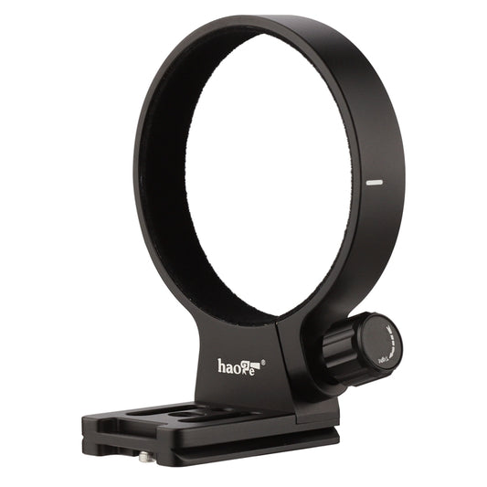 Haoge LMR-RF100 Lens Collar Tripod Mount Ring Stand Base for Canon RF100mm F2.8 L MACRO IS USM Lens Canon RF-Mount built-in Arca Type Quick Release Plate