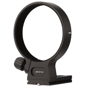 Haoge LMR-RF100 Lens Collar Tripod Mount Ring Stand Base for Canon RF100mm F2.8 L MACRO IS USM Lens Canon RF-Mount built-in Arca Type Quick Release Plate