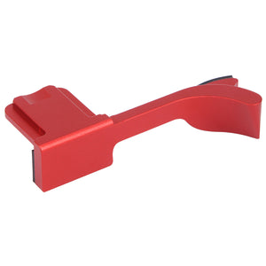 Haoge THB-LR Metal Hot Shoe Thumb Up Rest Hand Grip for Leica Q Typ116 Typ 116 Camera Red