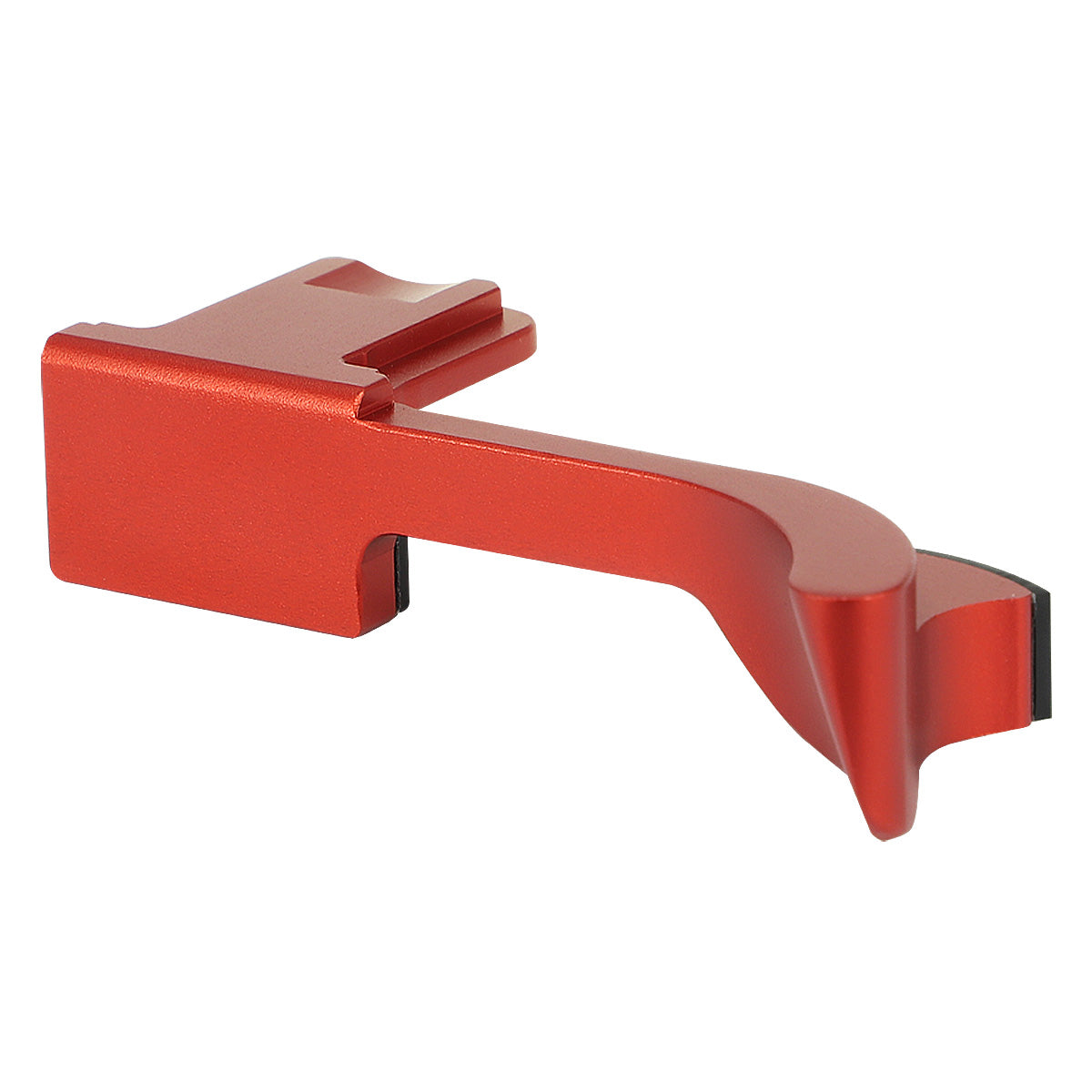 Haoge THB-QR Metal Hot Shoe Thumb Up Rest Thumbs Up Hand Grip for Leica Q2 Camera Red