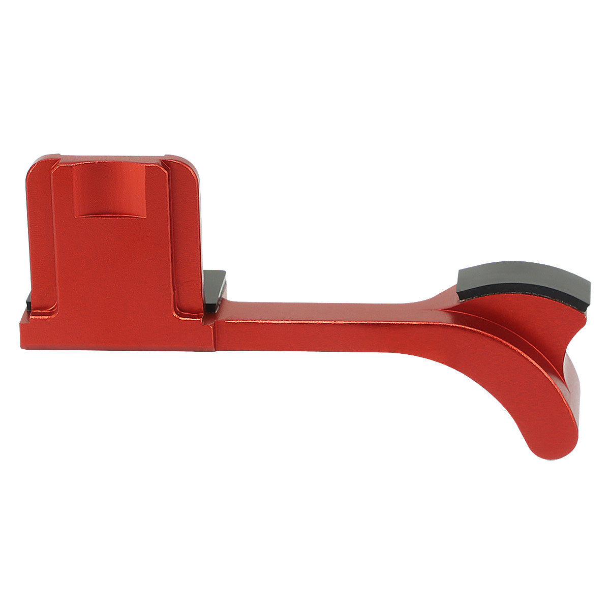 Haoge THB-QR Metal Hot Shoe Thumb Up Rest Thumbs Up Hand Grip for Leica Q2 Camera Red