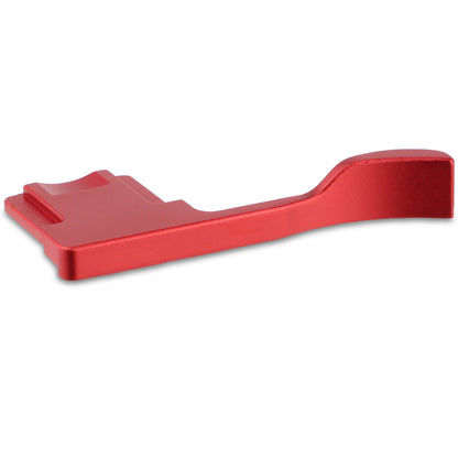 Haoge THB-GR3R Metal Hot Shoe Thumb Up Rest Hand Grip for RICOH GR III GRIII GR3 Camera Red